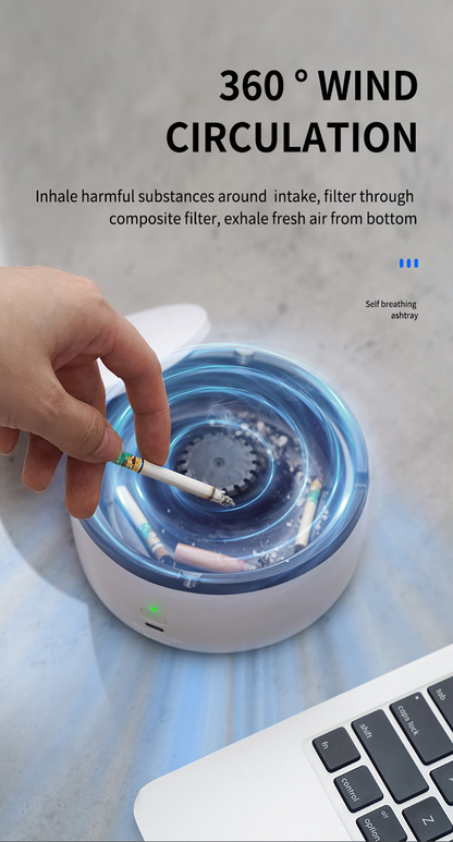 Rechargeable ashtray Air purifier Home living room office car